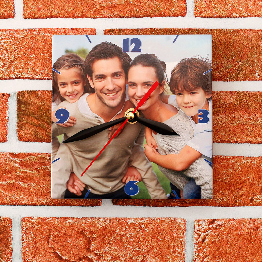 Ceas personalizat poza familie