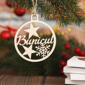 Glob din lemn personalizat - Bunicul