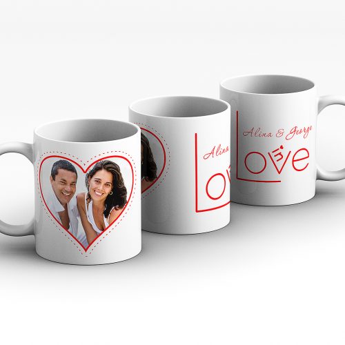 cana personalizata sfantul valentin