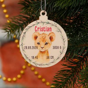 Glob din lemn personalizat - Tigrişor