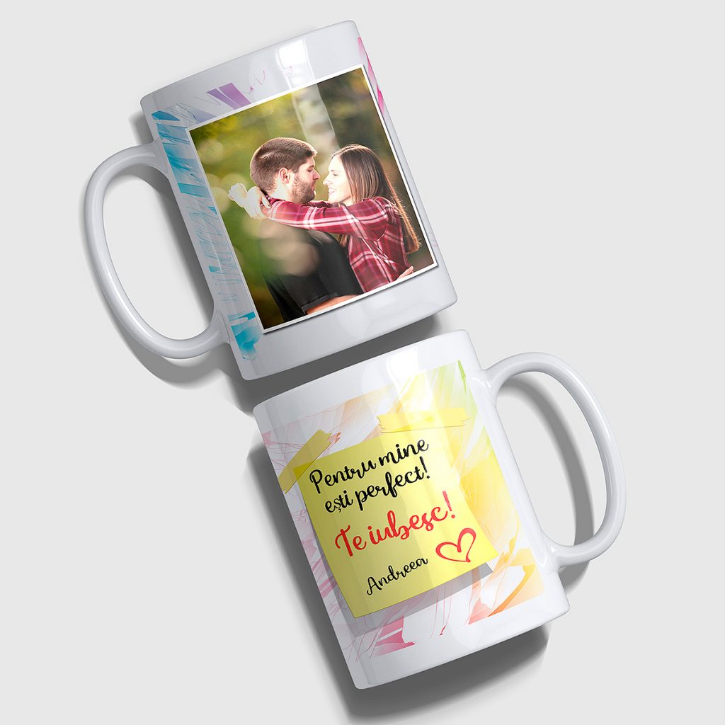 cana personalizata cu poza si text