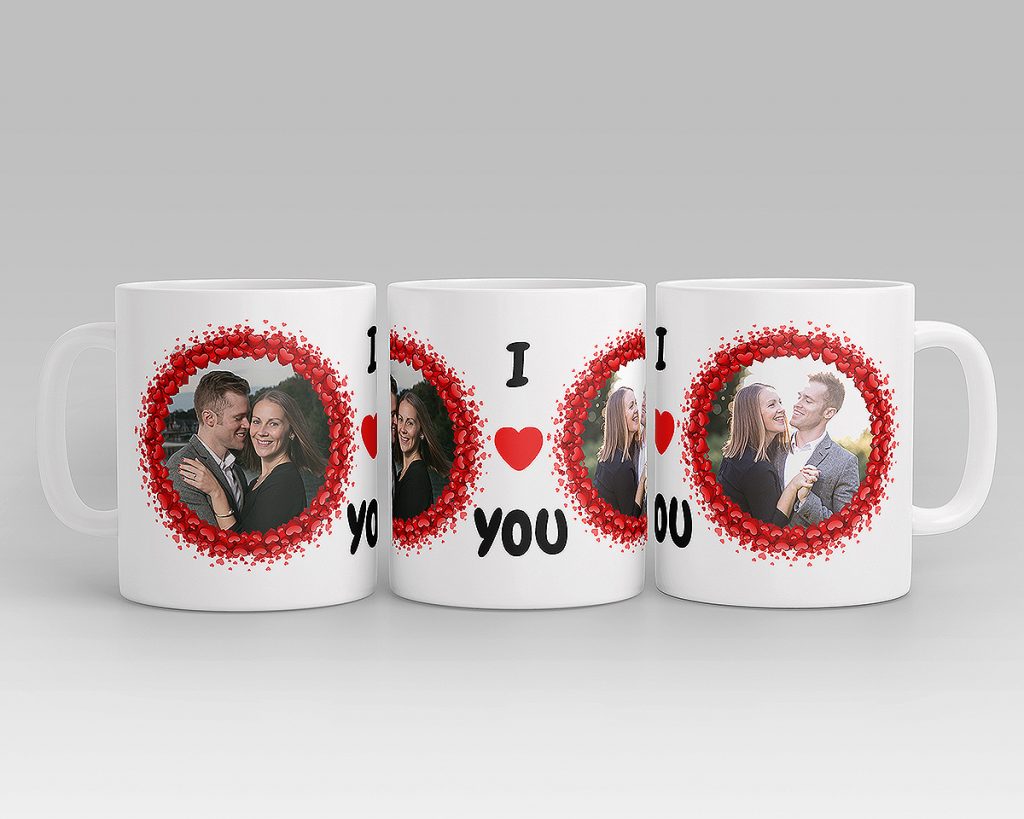 cana personalizata cu 2 poze