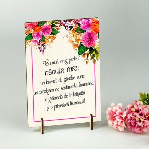 Decoraţiune lemn "Nănuţa"
