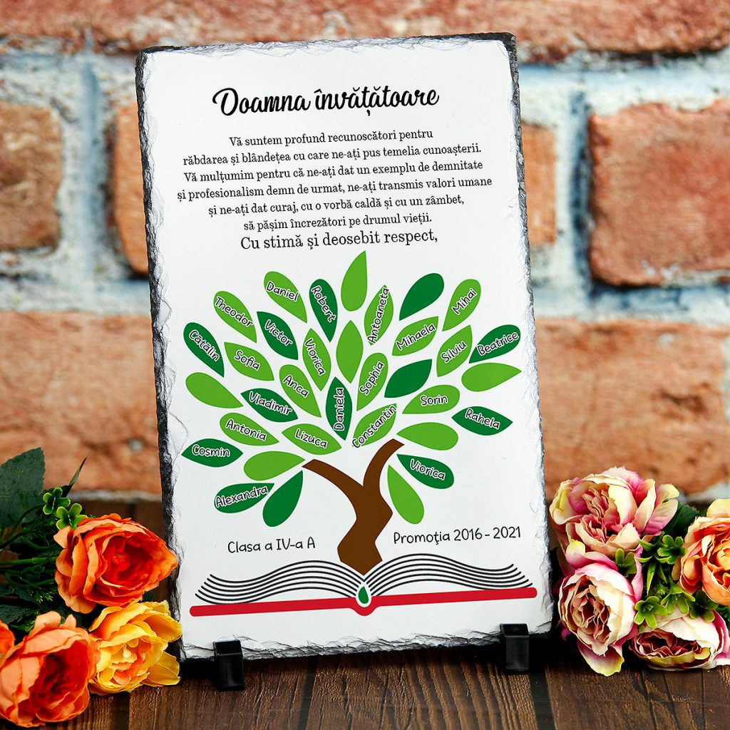 cadou personalizat invatatoare