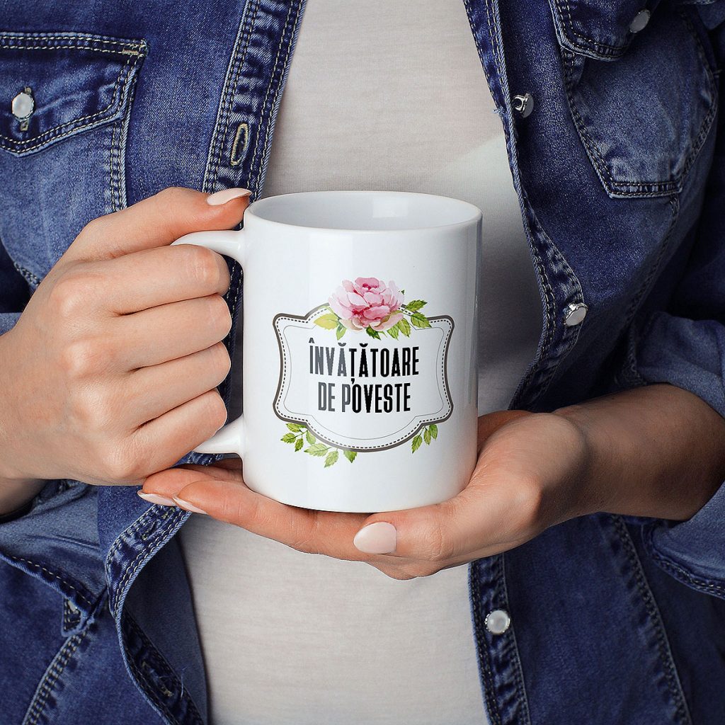 cana personalizata invatatoare de poveste