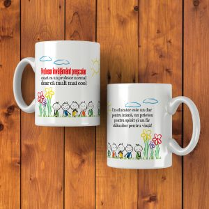 Cană personalizată ”Educatoare cool”