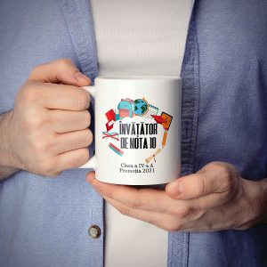 cana personalizata invatator de nota 10