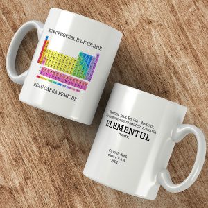 cana personalizata profesor de chimie