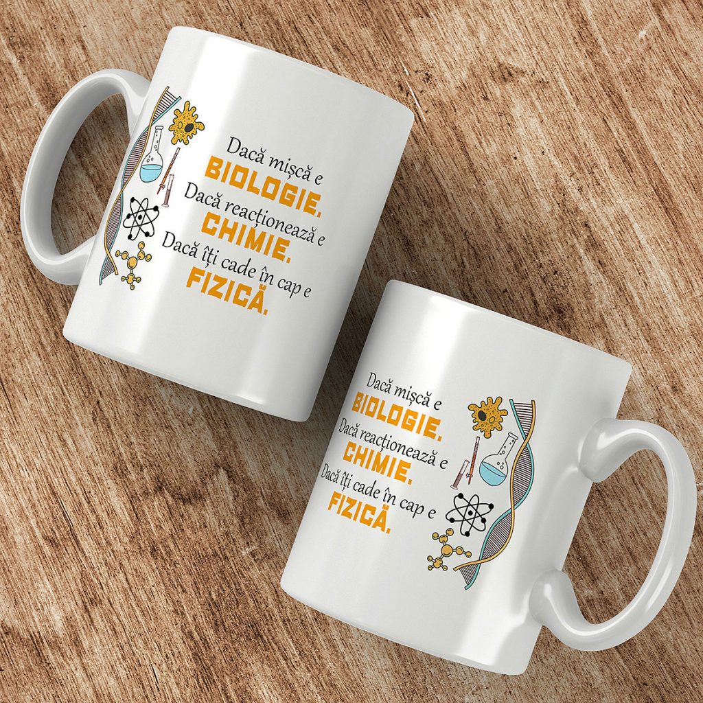 cana personalizata profesori real