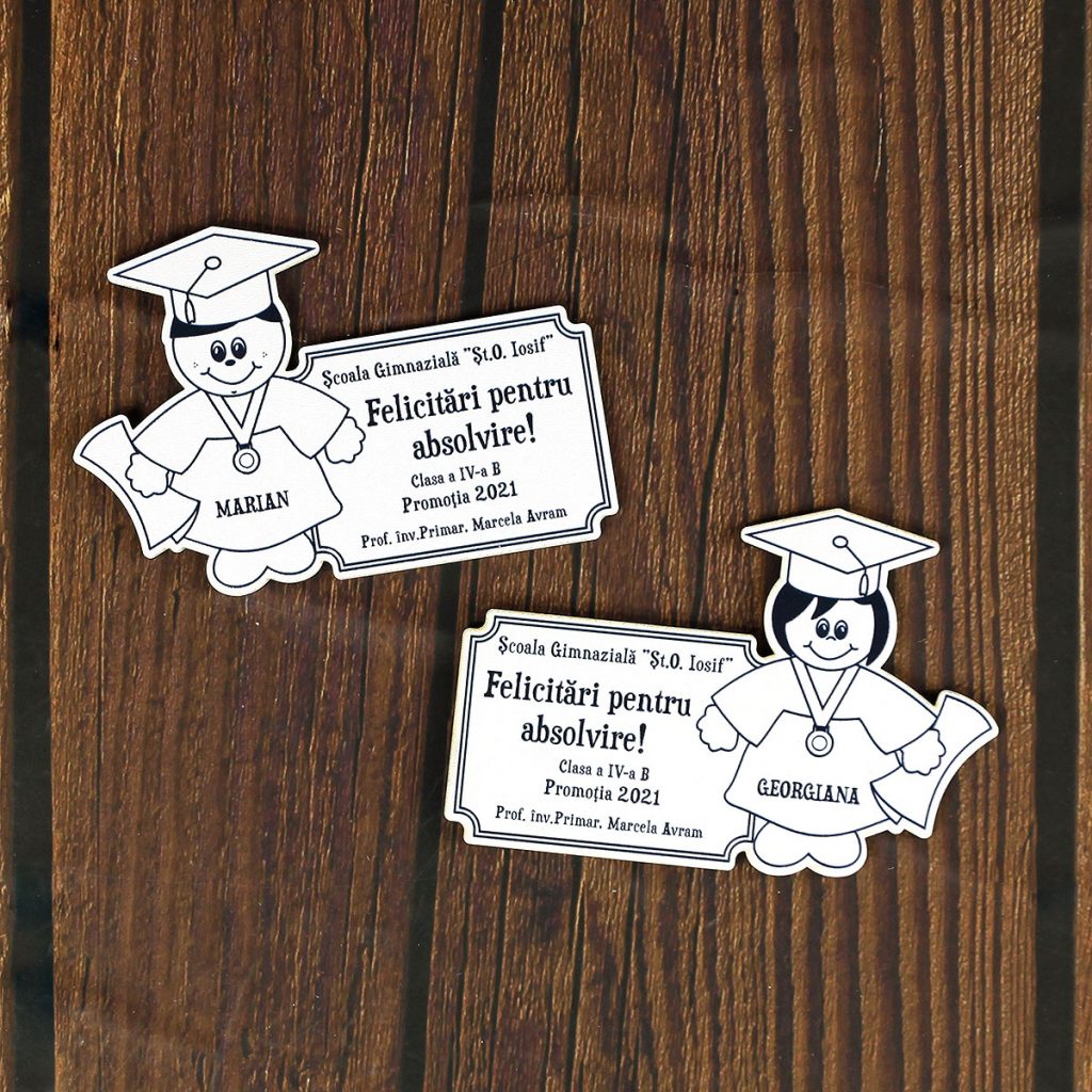 magnet personalizat absolvire