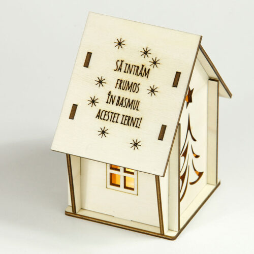 decoratiuni lemn pentru brad cu led
