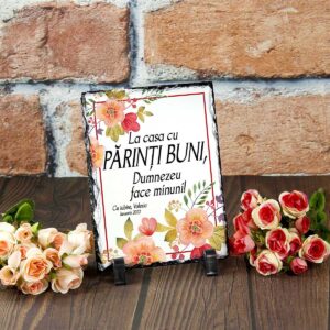 Ardezie personalizata - Cadou personalizat pentru parinti