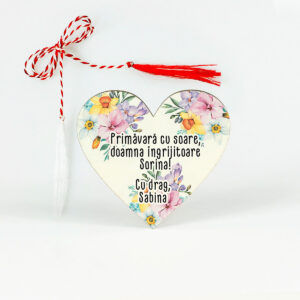Brosa martisor personalizat educatoare / invatatoare