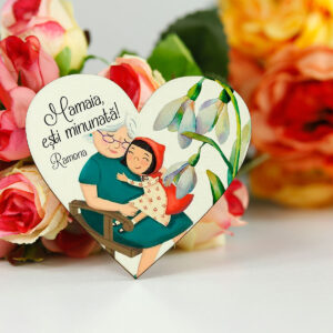 Martisor magnetic pentru bunica/mamaia
