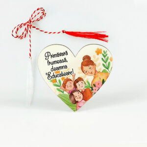 Brosa martisor personalizat educatoare / invatatoare
