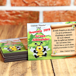 Magnet personalizat absolvire grupa albinutelor