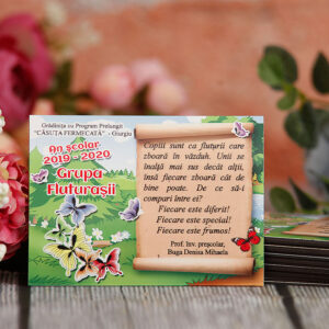 Magnet personalizat absolvire grupa fluturasilor