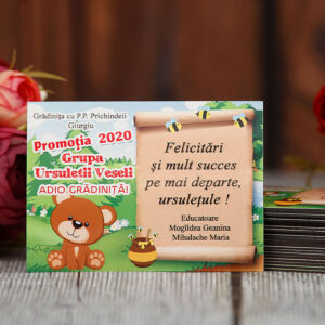 Magnet personalizat absolvire grupa ursuletilor