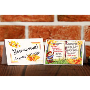 Magnet personalizat pentru elevi - Cadou prima zi de scoala Clasa piticilor