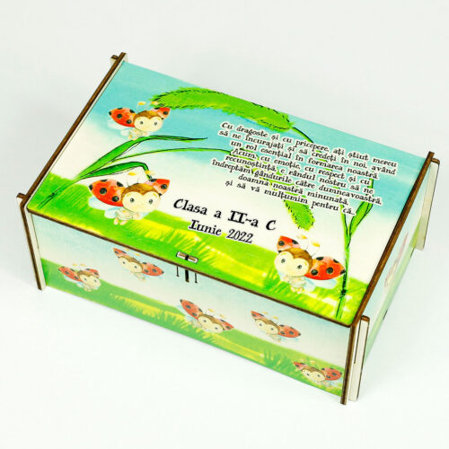 cutie cadou personalizat educatoare invatatoare clasa buburuzelor diriginta sfarsit de an scolar