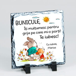 Ardezie cadou personalizat pentru bunic