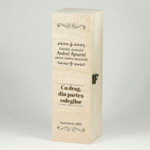Cutie vin personalizata - Pensionare