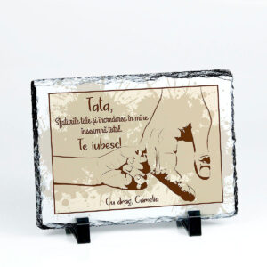 Ardezie - Cadou personalizat pentru tata