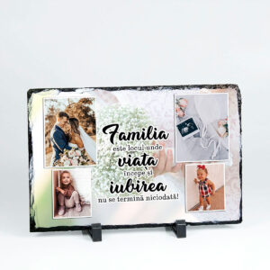 Rama foto de birou personalizata - cadou familie