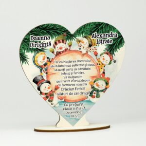 Trofeu personalizat printat pentru doamna diriginta