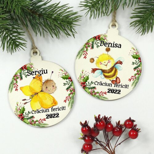 glob personalizat cu nume