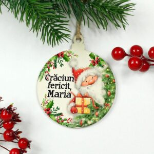 Glob personalizat cu nume - Craciun fericit!
