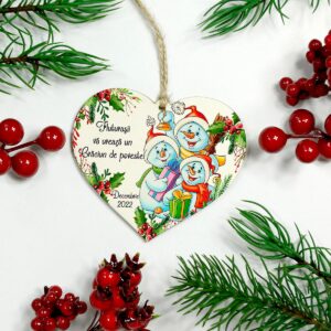 Glob craciun personalizat pentru educatoare/invatatoare