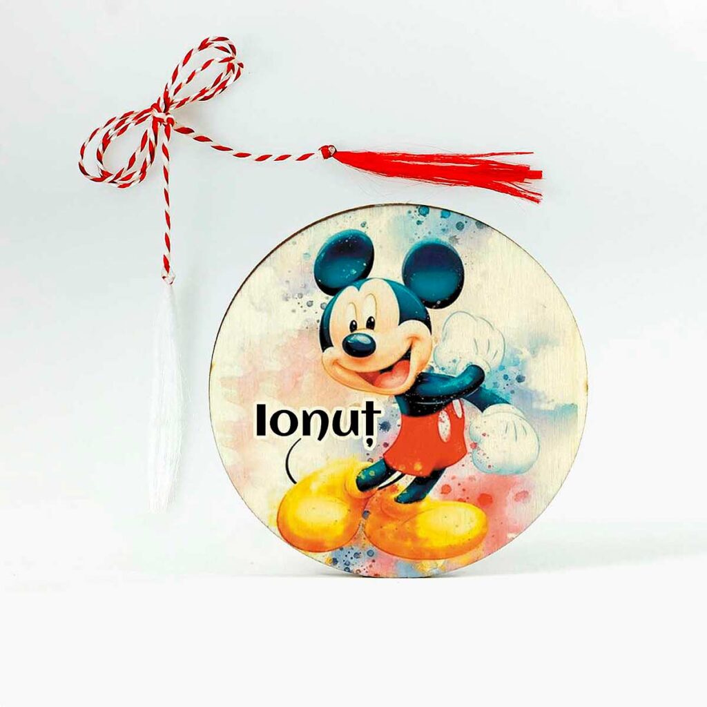 martisor copii cu nume Micky Mouse