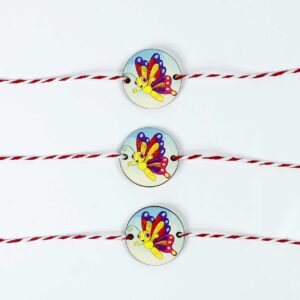 Martisoare tip bratara pentru copii - model fluture