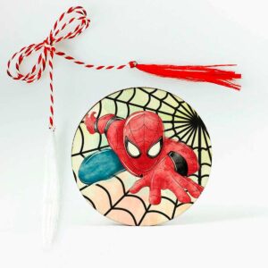 Martisor brosa pentru baieti Spiderman