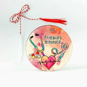 Martisor personalizat pentru doamna doctor/asistenta