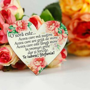 Martisor personalizat pentru sora