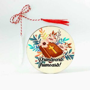 martisor din lemn personalizat profesoara