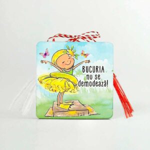 Martisor personalizat cu mesaj
