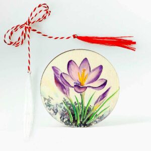 Martisor personalizat cu brandusa