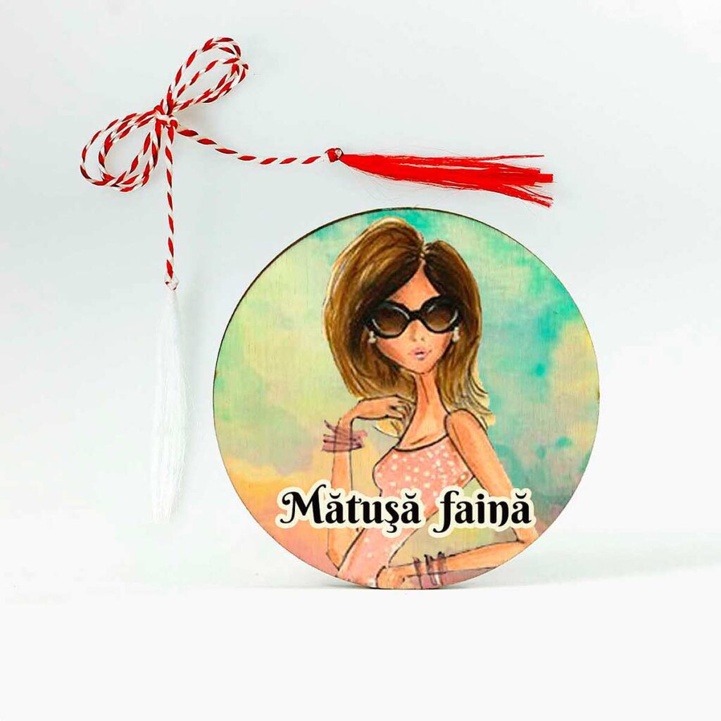 brosa lemn martisor matusa
