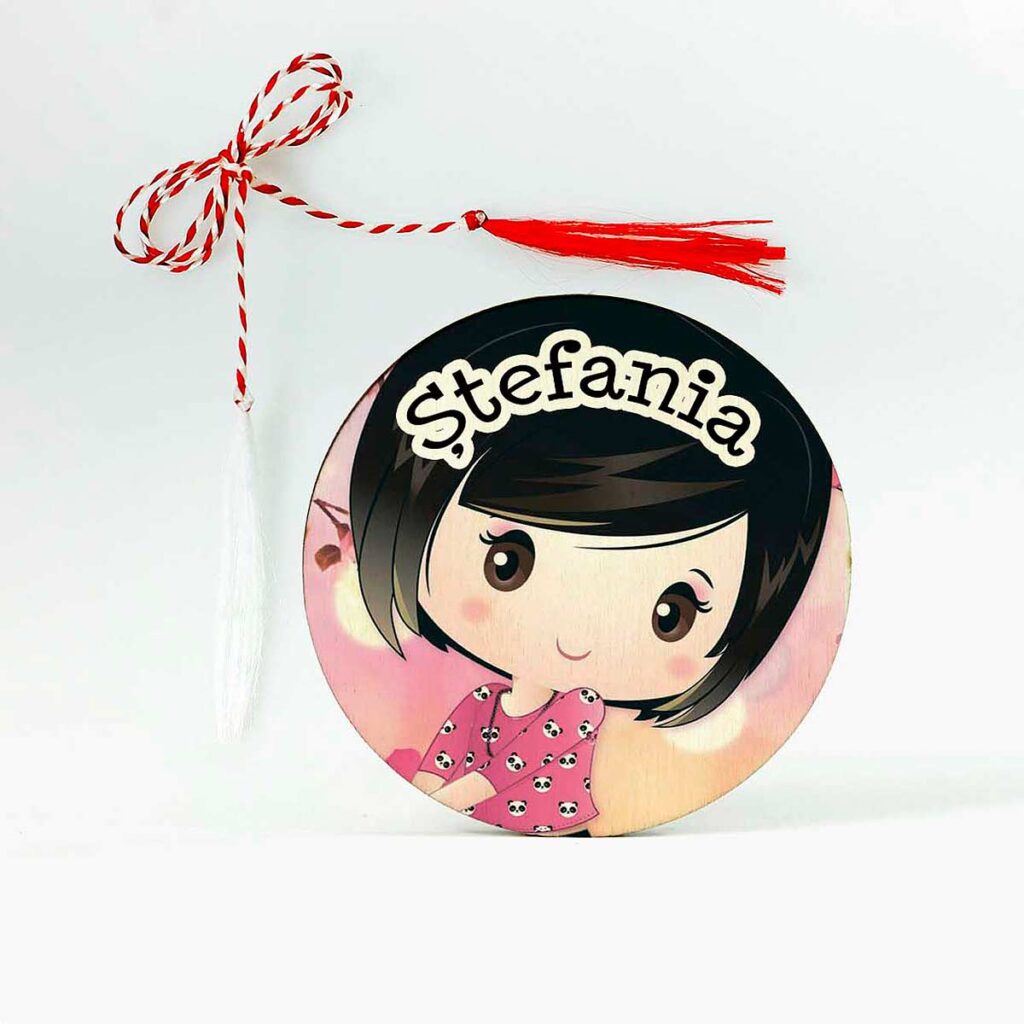 martisor personalizat cu nume fetita