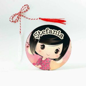 martisor personalizat cu nume fetita
