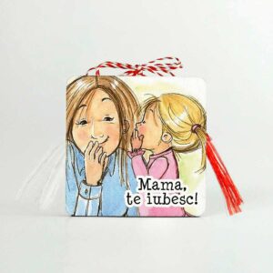 martisor din lemn pentru mama de daruit