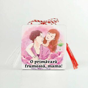 martisor color din lemn pentru mama