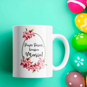 Cana personalizata - Paste fericit bunica