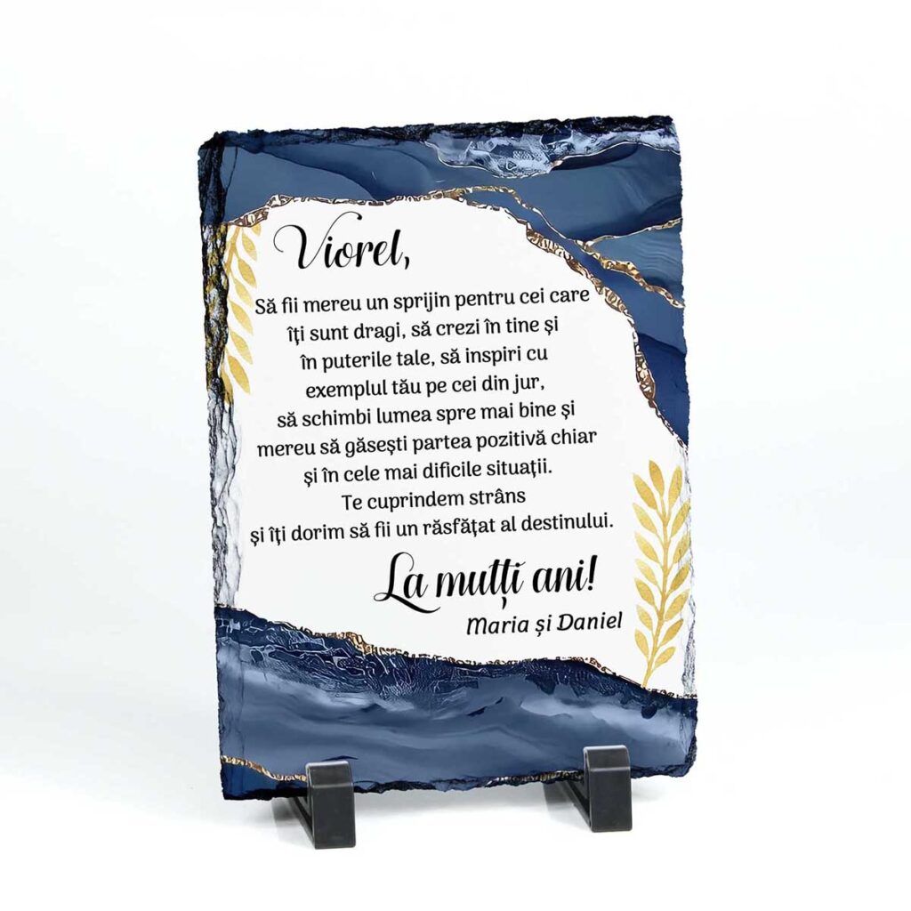ardezie personalizata cadou pentru frate unchi prieten coleg nas