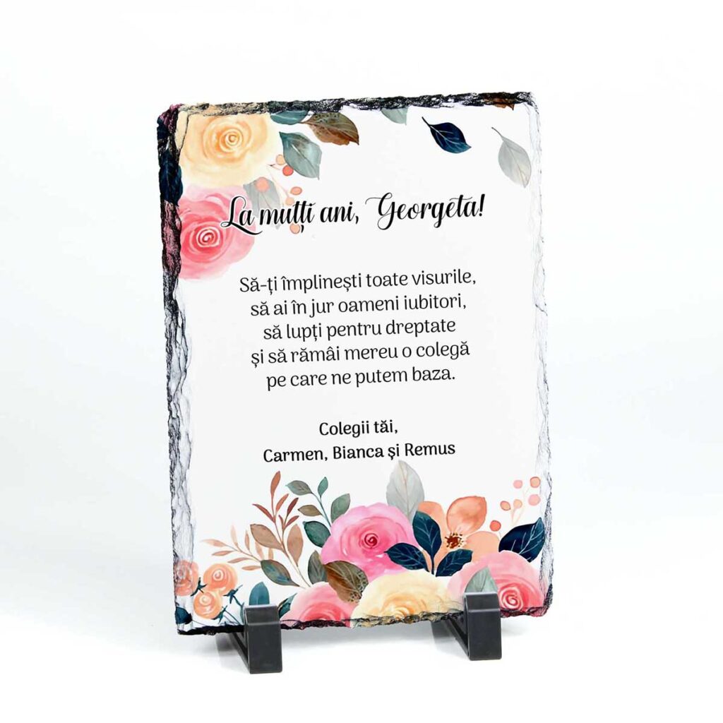 canou aniversare personalizat cu nume sfantul gheorghe