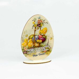 decoratiune pentru paste in forma de ou personalizata cu mesaj