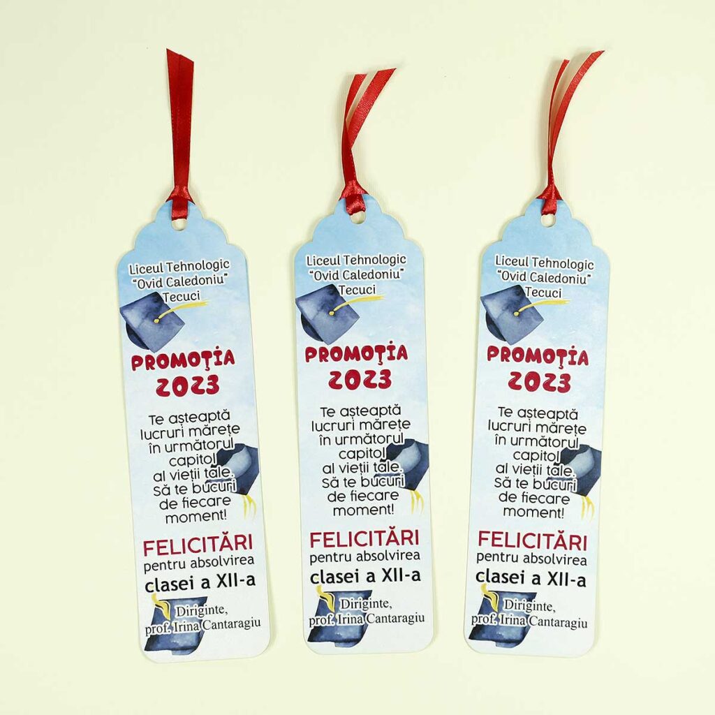 cadou personalizat absolvire clasa a 12 semn de carte